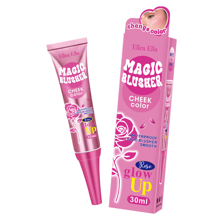 Ellen Ella Magic Blusher – Temperature-Activated Color Changing Blush for Kids & Tweens (Ages 6–15) | Waterproof 3-in-1 Cheek, Lip & Eye Tint