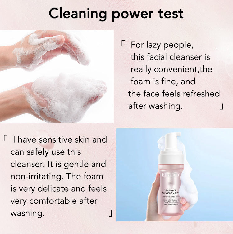 Ellen Ella Low Ph Amino Acid Gentle Cleansing Mousse