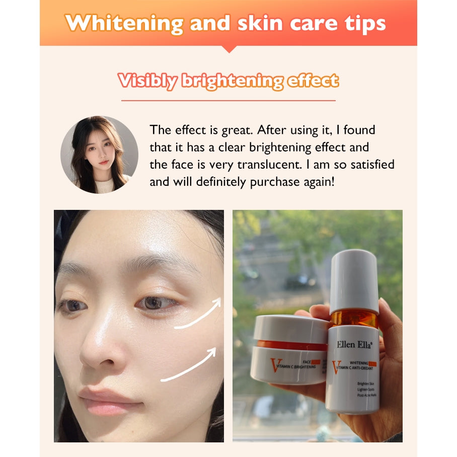 Vitamin C Whitening Cream for Face 30g Day Cream Freckles Dark Spot Remover Cream