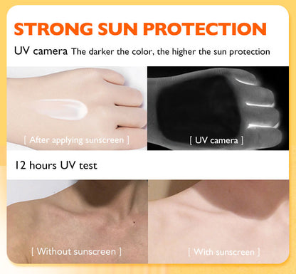 Ellen Ella New Upgrade Tone Up Sunscreen-SPF50 + PA+++,Naturel brightening,12 hours sun protection-Safety and environmental protection