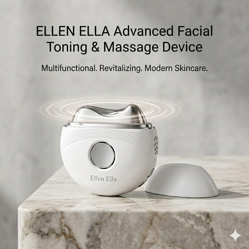 Ellen Ella Electric Guasha Massager Visible Lifting Smoothing for Face and Body.Enjoy Full-Body Care From The Comfort Of Your Home