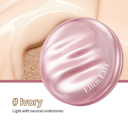 Ellen Ella Shelly Pink Dewy Glow Cushion-Fresh Dewy Glow-Sweat-Resistant-No Cakey Finish-Glow Without Greasiness