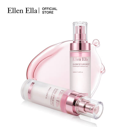 Ellen Ella PDRN-Niacinamide Serum Mist-Brightens skin tone, fades dark spots, soothes redness and sensitivity, moisturizes, and prevents makeup from fading