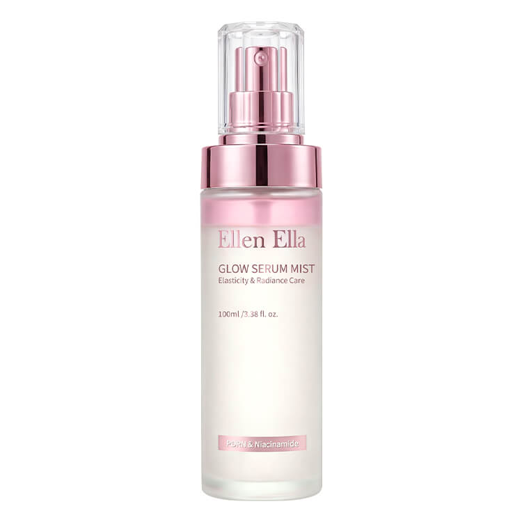 Ellen Ella PDRN-Niacinamide Serum Mist-Brightens skin tone, fades dark spots, soothes redness and sensitivity, moisturizes, and prevents makeup from fading