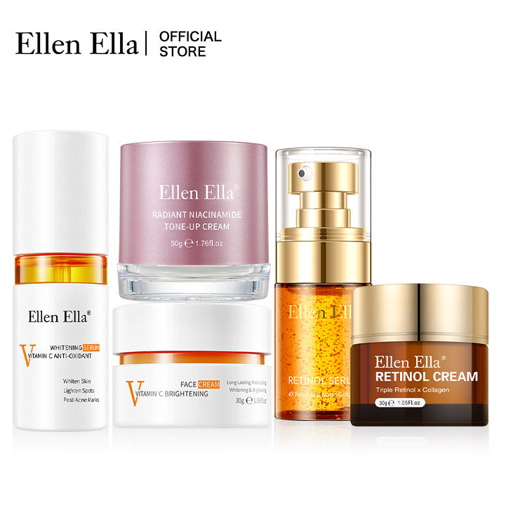 ELLEN ELLA Upgraded scientific skin care kit- 1+1>2-Restore youthful and glowing skin