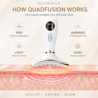 ELLEN ELLA LumiLift Sculpt Pro 4-in-1 Neck & Jawline Sculpting Device