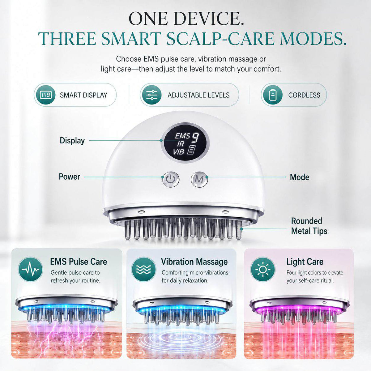 Ellen Ella 4in1 ems electric hair massager comb