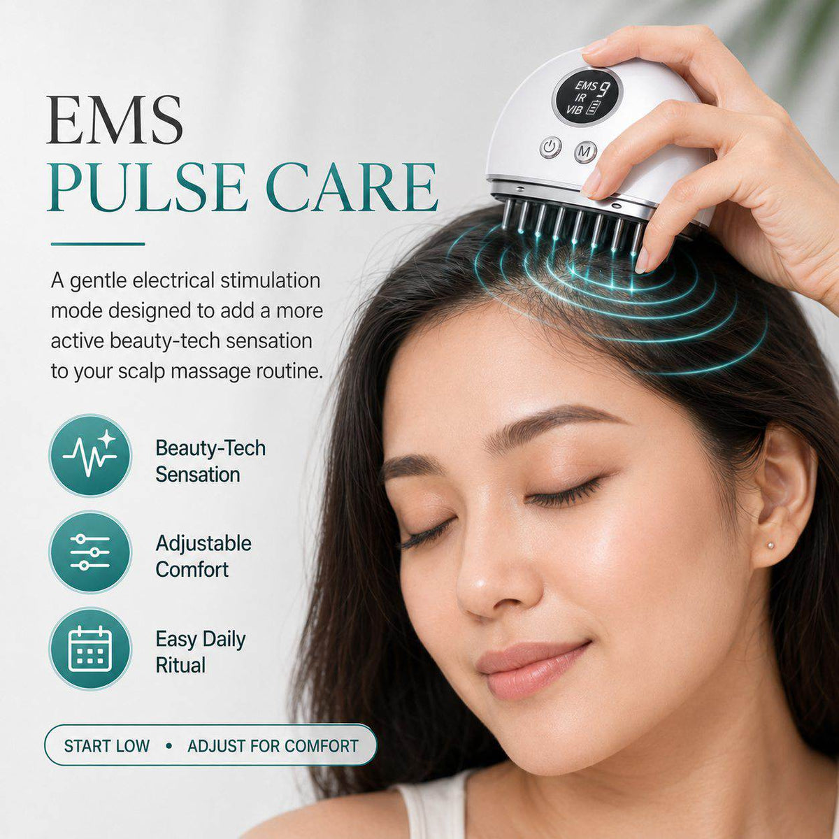 Ellen Ella 4in1 ems electric hair massager comb