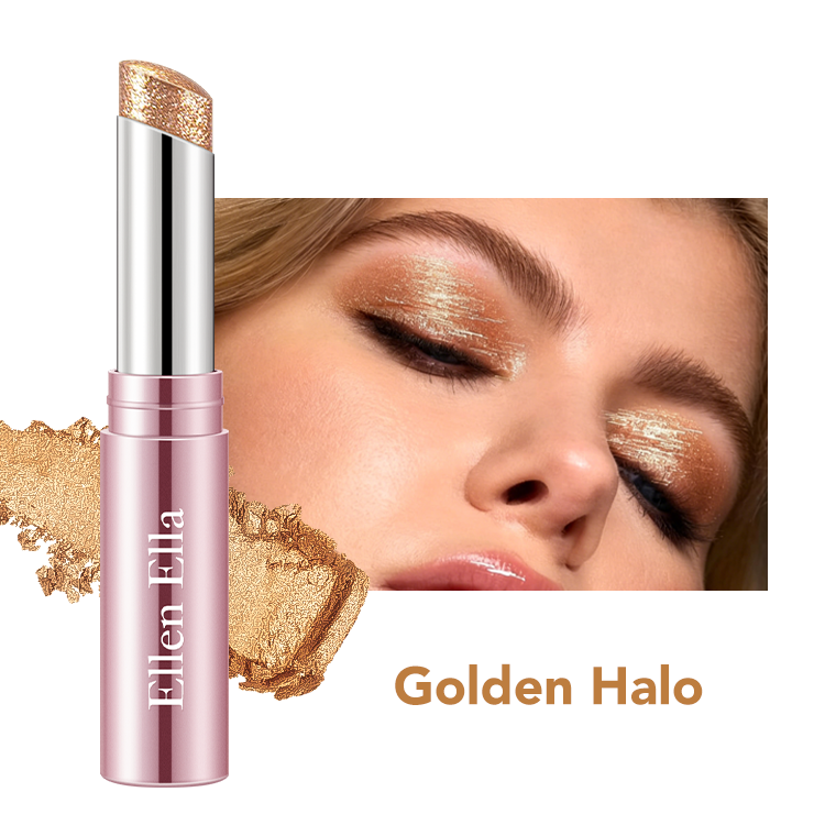 Ellen Ella Jelly Eyeshadow Stick-8 HR WEAR,NO CREASING,SPARKLING,SHINE-Lasting Glow,Cool Touch,Non-sticky,No fallout