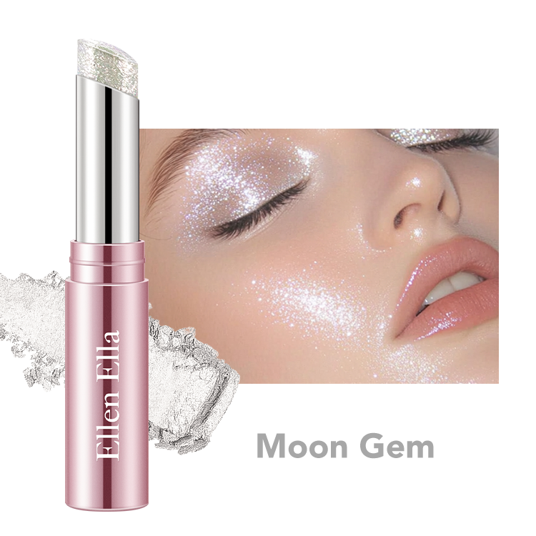 Ellen Ella Jelly Eyeshadow Stick-8 HR WEAR,NO CREASING,SPARKLING,SHINE-Lasting Glow,Cool Touch,Non-sticky,No fallout