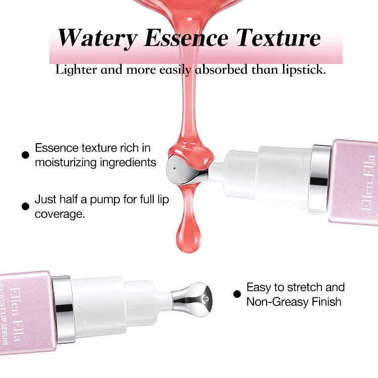 ALL IN 1 Lip Serum-24-Hour Long-Lasting Hydration-SPF15+-Nourishing, Moisturizing, Brightening, Reduces Lip Lines, Sun Protection