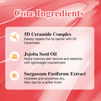 ALL IN 1 Lip Serum-24-Hour Long-Lasting Hydration-SPF15+-Nourishing, Moisturizing, Brightening, Reduces Lip Lines, Sun Protection