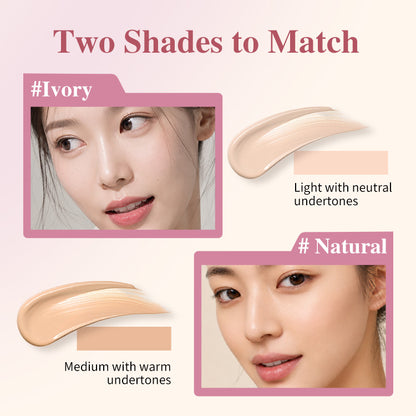 Ellen Ella Radiant Skin Tint - SPF35+ PA++++ Sun Protection, 12-Hour Flawless Coverage - Natural Radiant Finish
