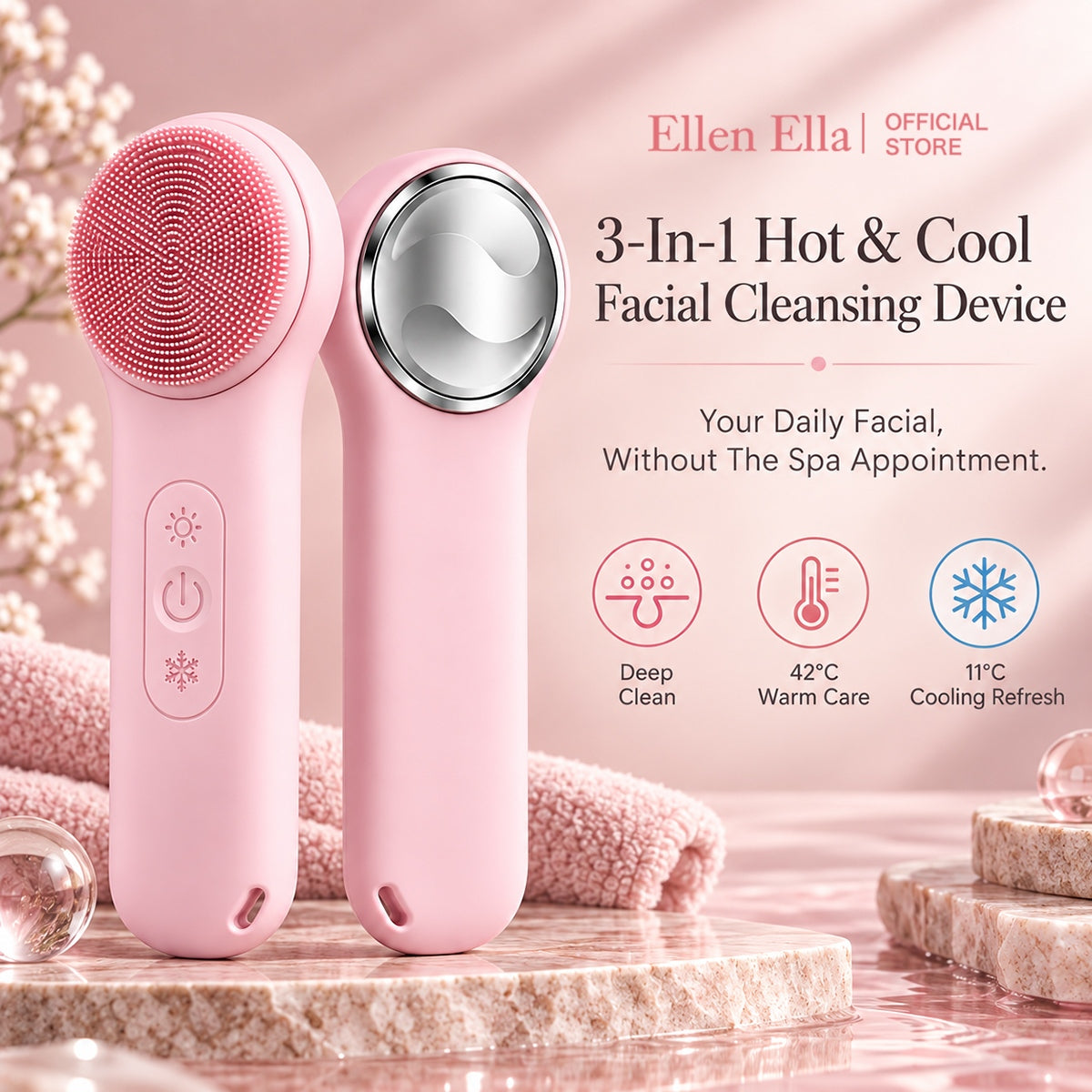 Ellen Ella Silicone Face Massager