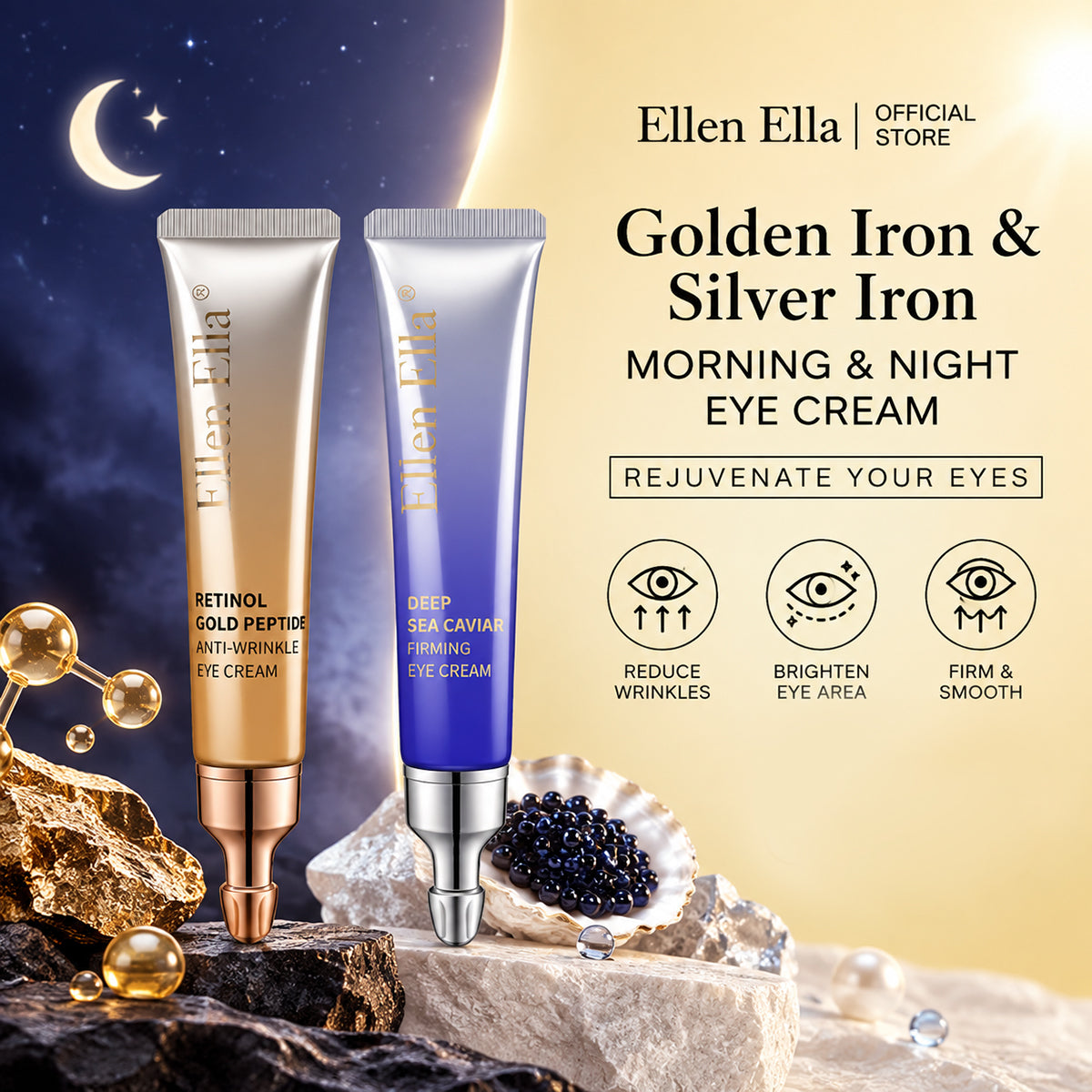 ELLEN ELLA™ MORNING & NIGHT EYE CREAM
