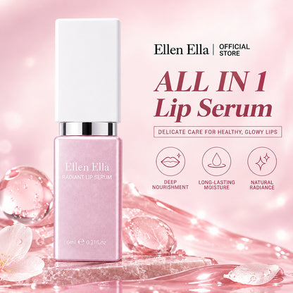 ALL IN 1 Lip Serum-24-Hour Long-Lasting Hydration-SPF15+-Nourishing, Moisturizing, Brightening, Reduces Lip Lines, Sun Protection