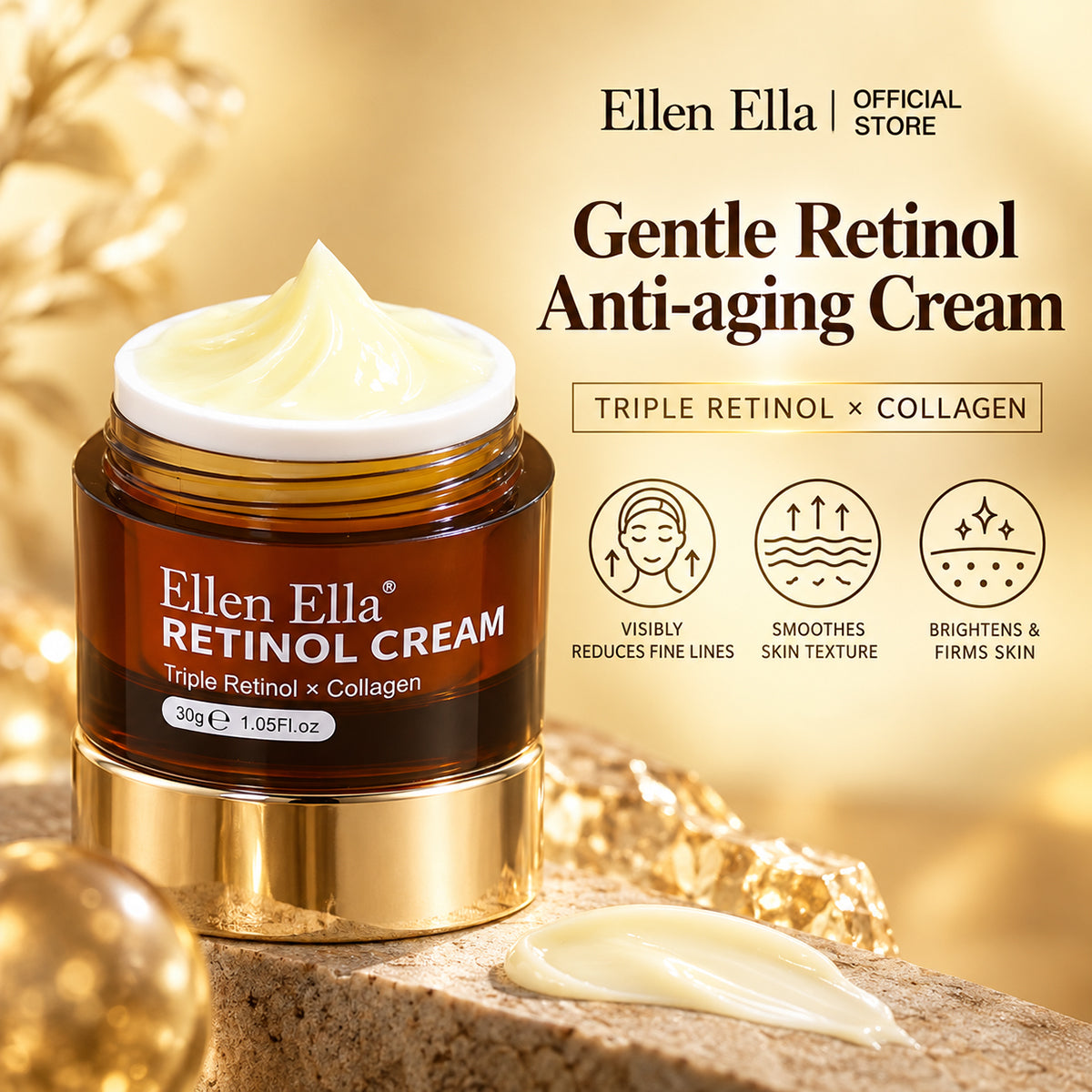 Upgrade Ellen Ella Retinol Face Cream-Effect increased by 50%