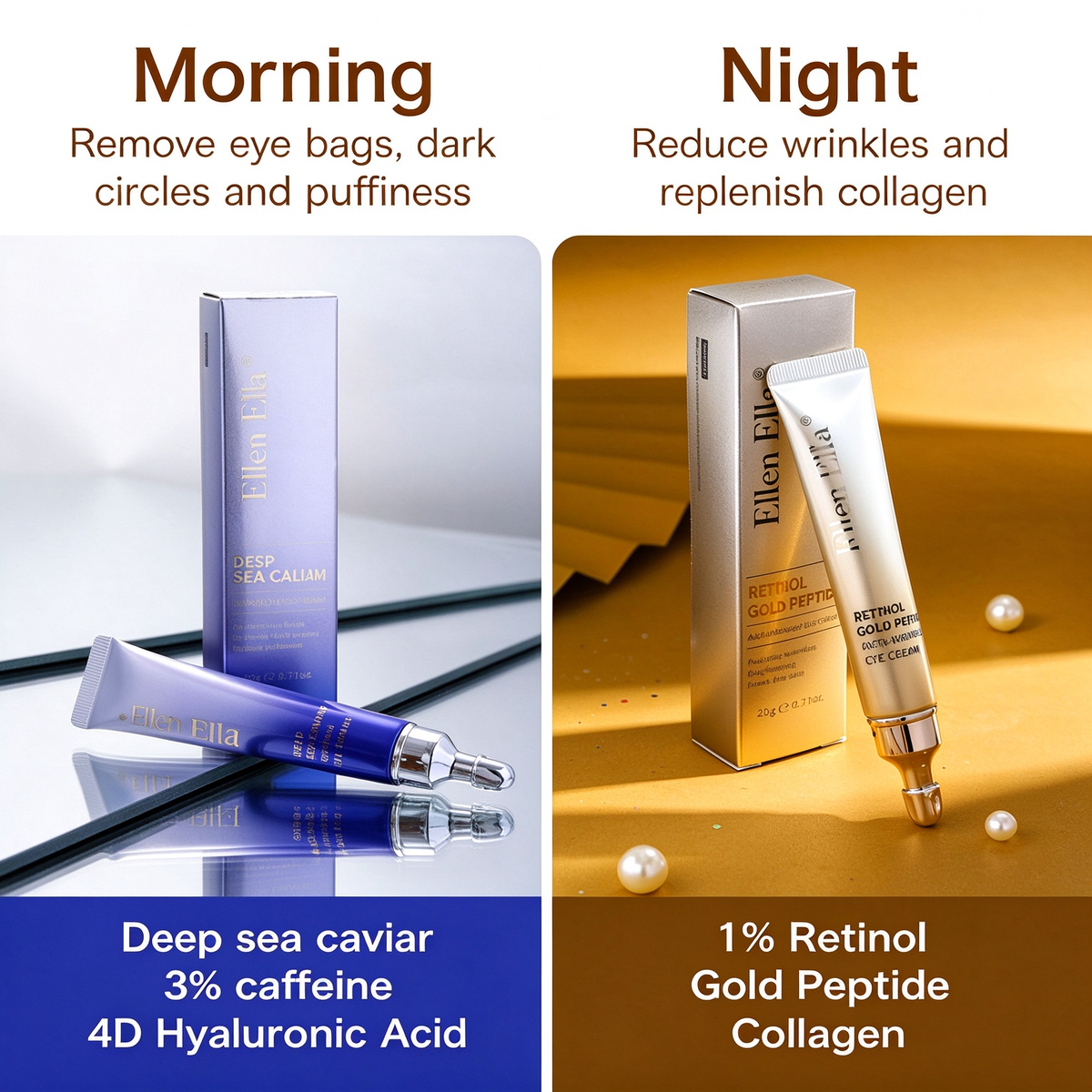 ELLEN ELLA™ MORNING & NIGHT EYE CREAM