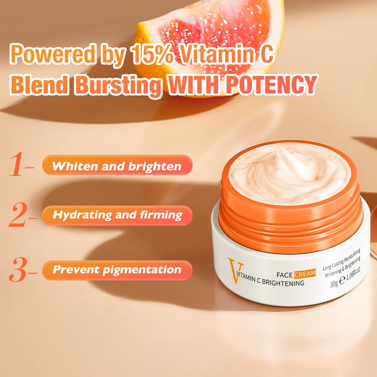 Vitamin C Whitening Cream for Face 30g Day Cream Freckles Dark Spot Remover Cream