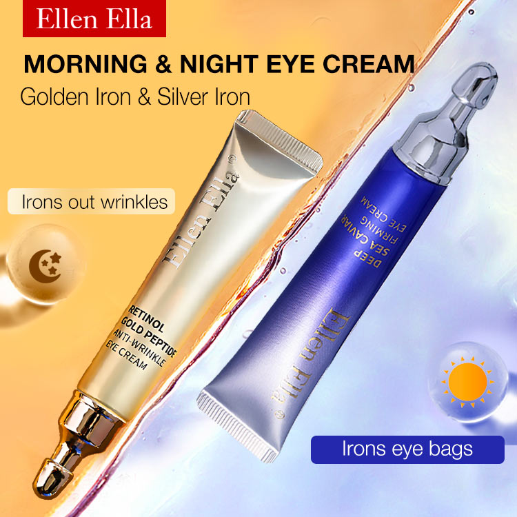Morning & Night Eye Cream set（2pcs）- Gold Iron & Silver Iron Eye Cream