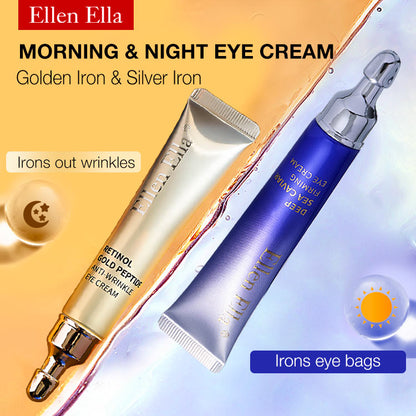 Morning & Night Eye Cream set（2pcs）- Gold Iron & Silver Iron Eye Cream